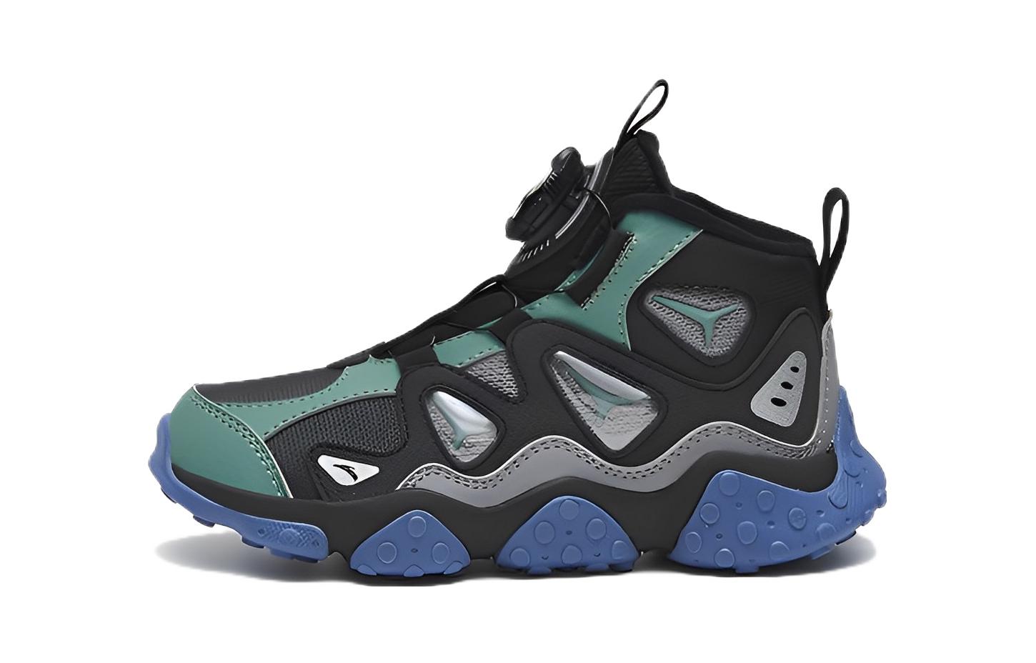 (Preschool) Anta Outdoor 'Black Green' A312249904-3