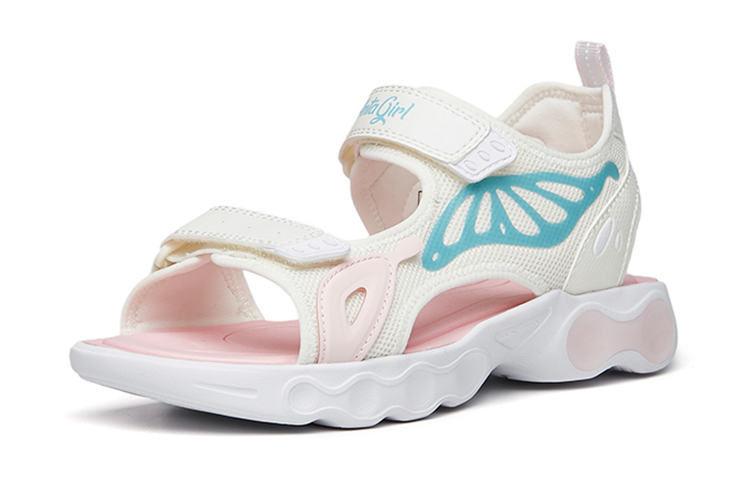 Lookbook (Preschool) Anta Outdoor Series Sandal 'White Pink' 322226923-3