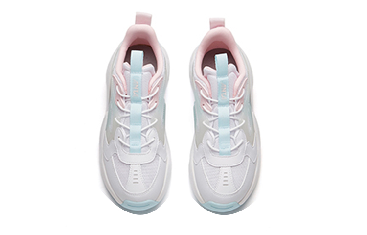 Shop (Preschool) Anta Overbearing 'White Blue Pink' 322138890-5