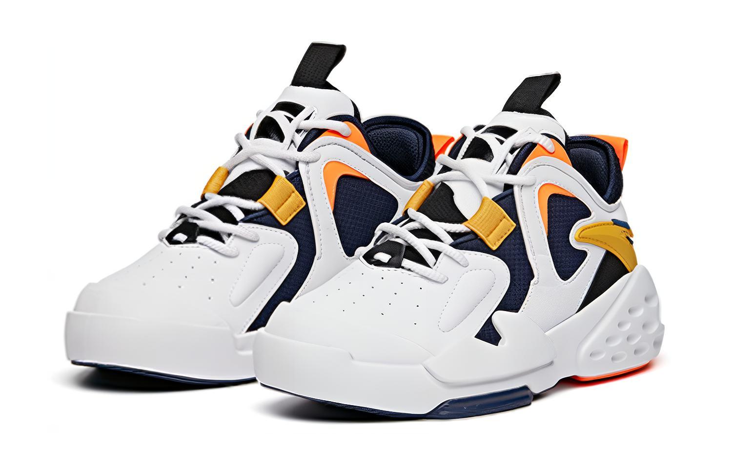 Order (PS) Anta Overbearing Low ''Weiß Blau Gelb Orange'' Sneakers A31038836-2