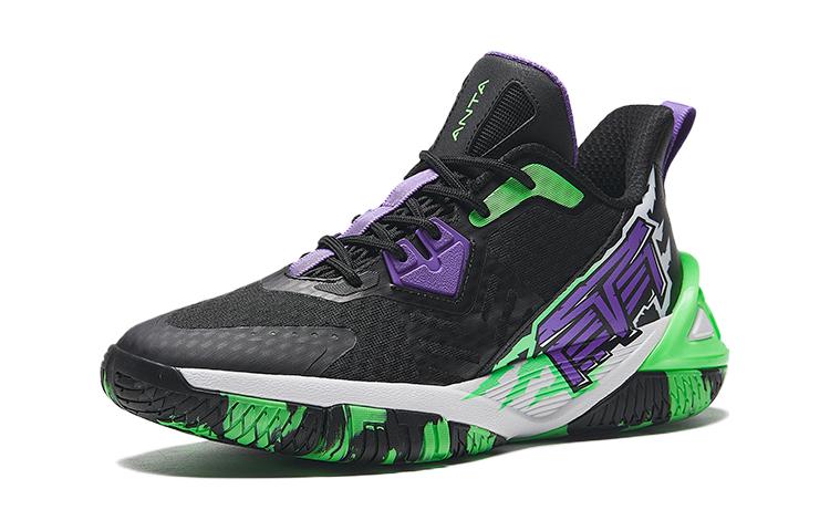 Order (Preschool) Anta Overbearing Mid 'Black Purple Green' 312331127-6