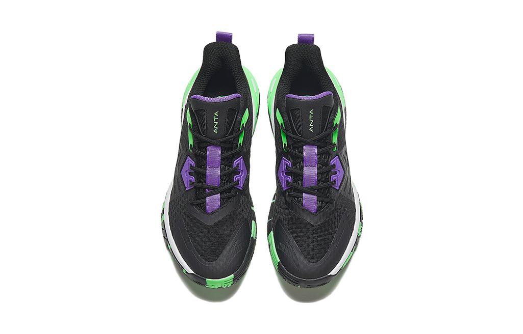 Lookbook (Preschool) Anta Overbearing Mid 'Black Purple Green' 312331127-6
