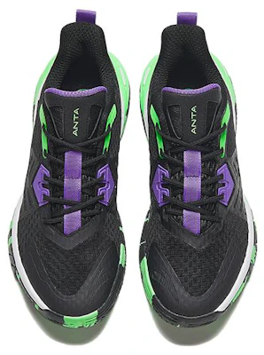 (Preschool) Anta Overbearing Mid 'Black Purple Green' 312331127-6 Lookbook (Preschool) Anta Overbearing Mid 'Black Purple Green' 312331127-6