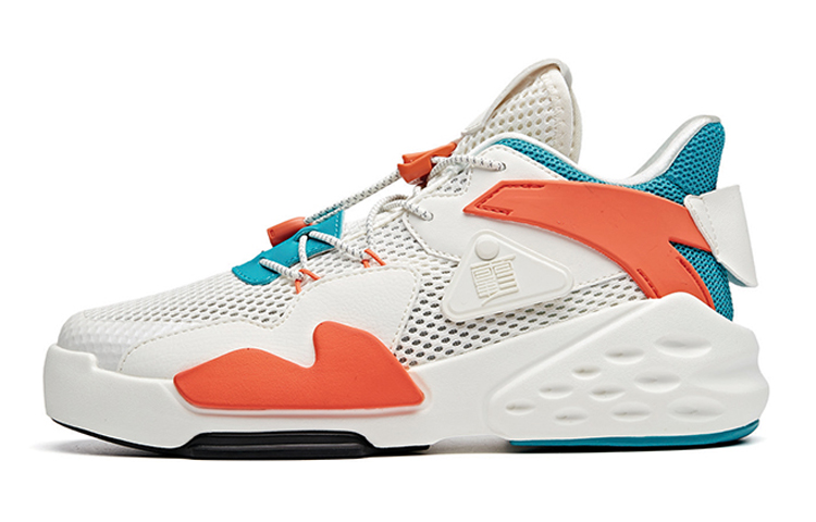 (Preschool) Anta Overbearing Mid 'White Green Orange' A33028828-1