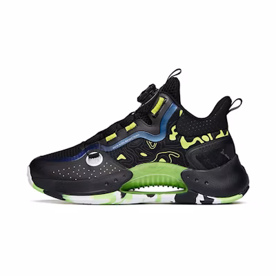 (PS) Anta Qing Kuang High Basketball Shoes 'Black Green'
