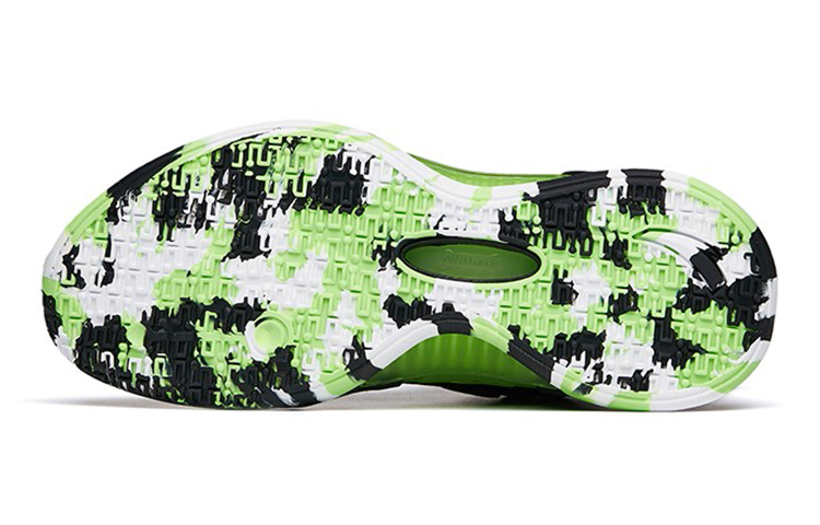 (PS) Anta Qing Kuang High Basketball Shoes 'Black Green' 圖 5