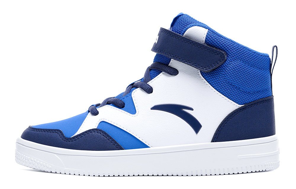 (Preschool) Anta Retro High 'White Blue Black' A33048016-2