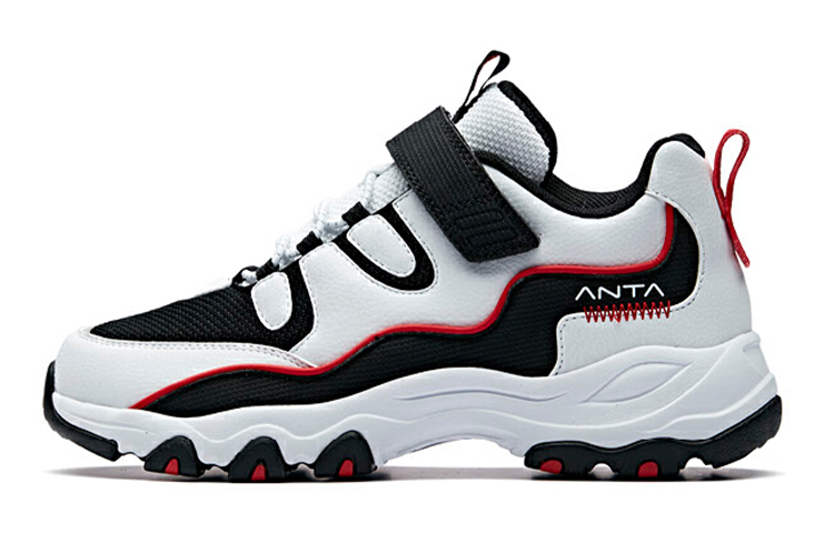 (Preschool) Anta Retro Low 'Black White' 31948816-1