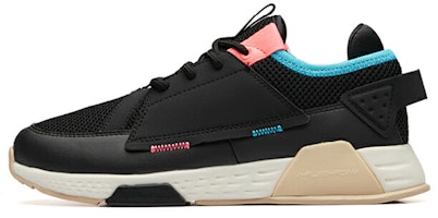 (Preschool) Anta Retro Low Running Shoe 'White Black Pink' A33938828-5 (Preschool) Anta Retro Low Running Shoe 'White Black Pink' A33938828-5