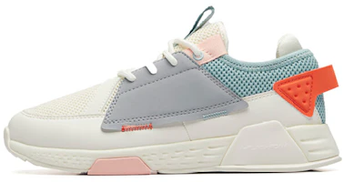 (Preschool) Anta Retro Low Running Shoes 'White Grey Aqua' A33938828-4 (Preschool) Anta Retro Low Running Shoes 'White Grey Aqua' A33938828-4