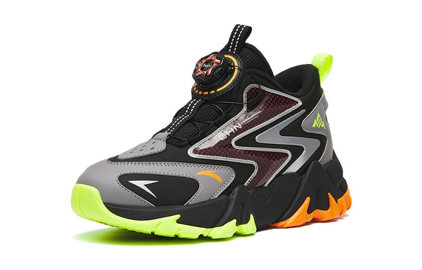Order (PS) Sneaker Casual Anta Rotary Buckle ''Nero Grigio Giallo'' 312246973-4