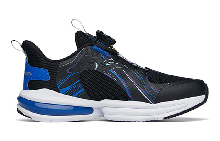 Order 大童 Anta安踏 旋轉扣 低幫 兒童跑步鞋 黑藍