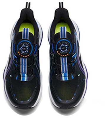 大童 Anta安踏 旋轉扣 低幫 兒童跑步鞋 黑藍 Shop 大童 Anta安踏 旋轉扣 低幫 兒童跑步鞋 黑藍