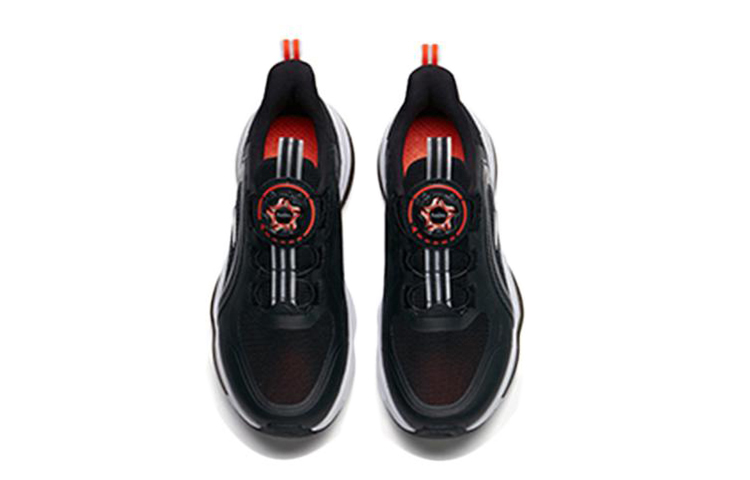 Shop (PS) Anta Drehverschluss Laufschuhe Low ''Schwarz Silber'' 312225550-6