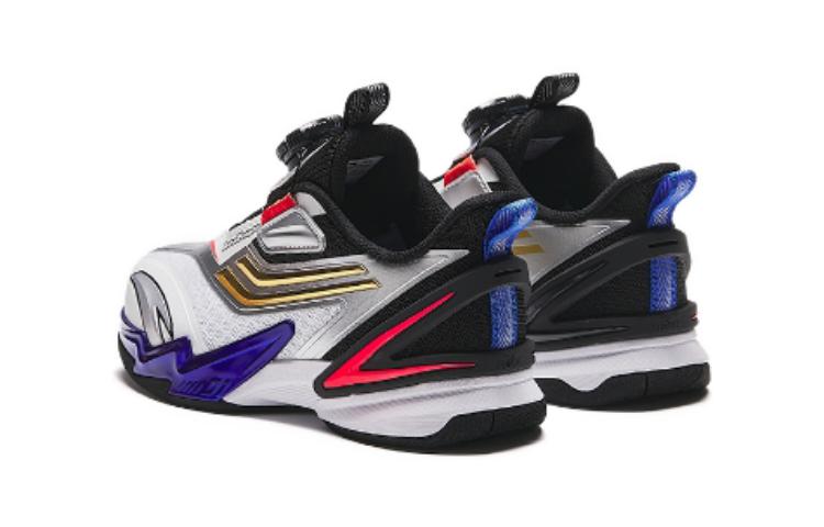 Shop (Preschool) Anta Round Toe Knob 'Black White' 312419961-1