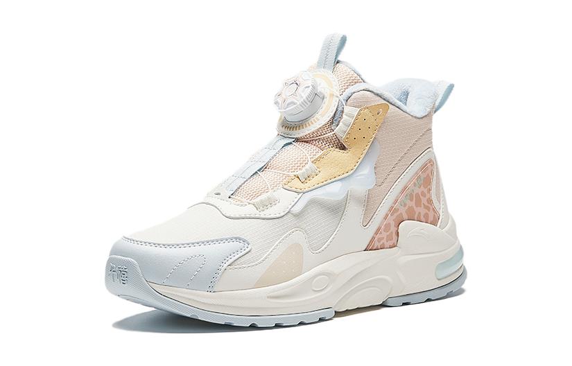 Order (Preschool) Anta Round Toe Knob 'White Brown' 322346915-2