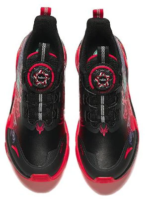 (PS) Anta Lage Sneakers ''Zwart Rood'' Met Ronde Neus 312415511N-10 Lookbook (PS) Anta Lage Sneakers ''Zwart Rood'' Met Ronde Neus 312415511N-10
