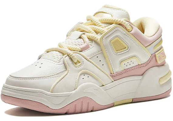 (PS) Anta Lage Sneakers Veters ''Wit Roze Geel'' 322418005-4 Order (PS) Anta Lage Sneakers Veters ''Wit Roze Geel'' 322418005-4
