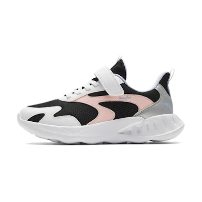 (PS) Anta Round Toe Velcro 'Black White Pink'