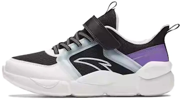 (Preschool) Anta Round Toe Velcro Low 'Black Purple' A322345508-4 (Preschool) Anta Round Toe Velcro Low 'Black Purple' A322345508-4