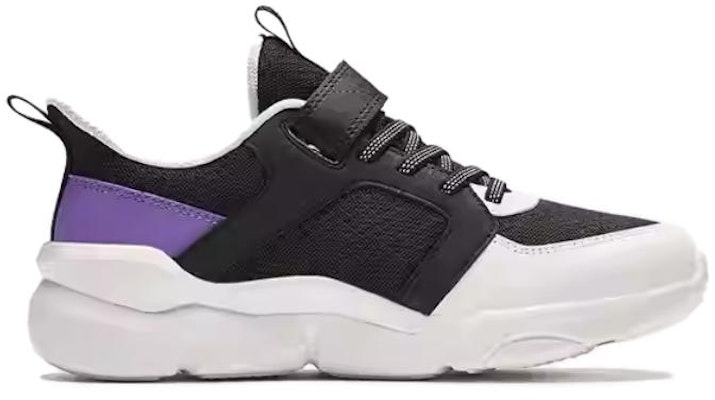 (Preschool) Anta Round Toe Velcro Low 'Black Purple' A322345508-4 Order (Preschool) Anta Round Toe Velcro Low 'Black Purple' A322345508-4