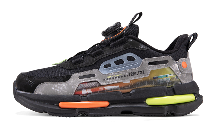 Buy (Preschool) Anta Runner 'Silver Black Cement Star' 312248808-7