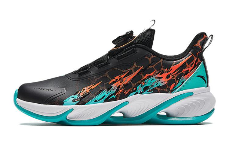 (Preschool) Anta Runner Low 'Black Aqua' 312335511N-6