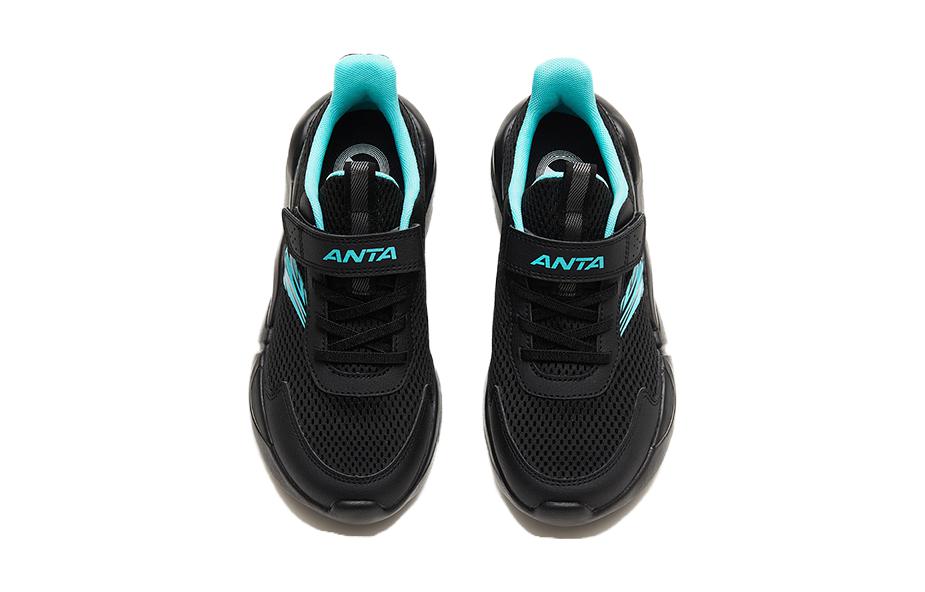 Lookbook 大童 Anta安踏 緩震耐磨 低筒 兒童跑步鞋 黑綠