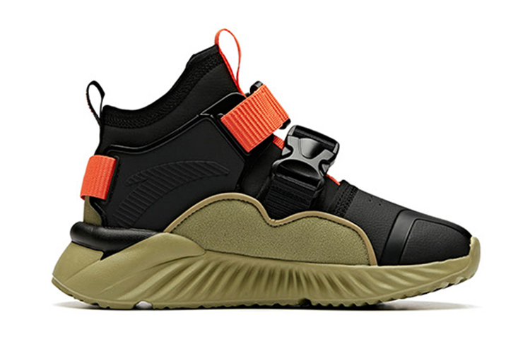 (PS) Anta Running Shoe 'Black Green Orange Fleece' 圖 2