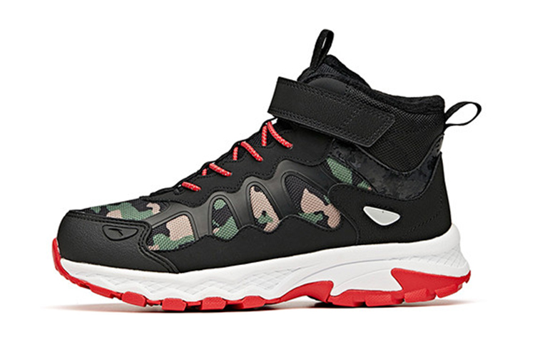 (PS) Anta Running Shoe 'Black Silver Fleece'