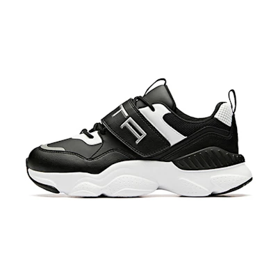(PS) Anta Running Shoe 'Black White Silver Fleece'