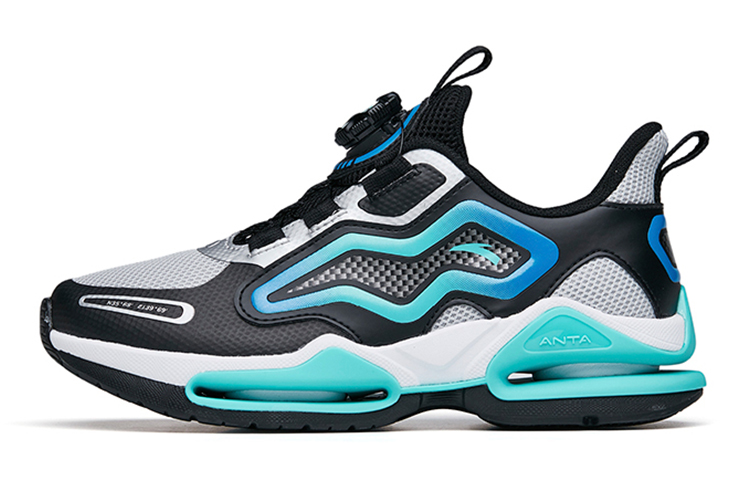 (Preschool) Anta Running Shoe 'Silver Black Blue' 312215571-4
