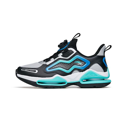(PS) Anta Running Shoe 'Silver Black Blue'