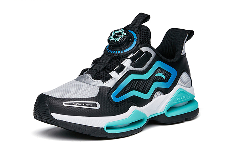 Order (PS) 安踏银黑蓝色跑鞋 312215571-4