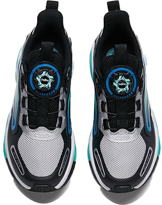 (PS) 安踏银黑蓝色跑鞋 312215571-4 Lookbook (PS) 安踏银黑蓝色跑鞋 312215571-4