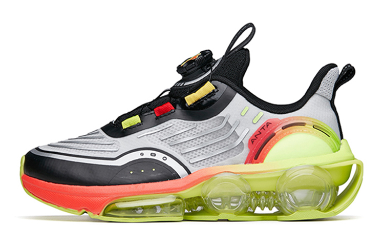 (PS) Anta Running Shoe 'Silver Black Green'