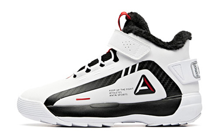 (PS) Anta Running Shoe 'White Black Velcro'
