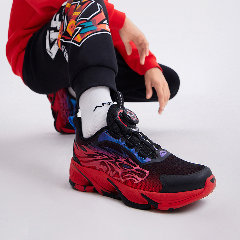 (PS) Anta Running Shoe Low 'Black Red Flame' 圖 6