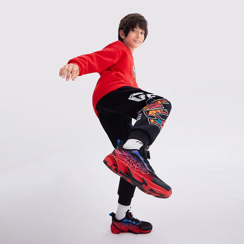 (PS) Anta Running Shoe Low 'Black Red Flame' 圖 8