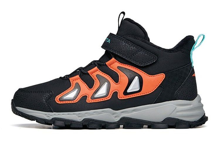 Buy (PS) Zapatillas Anta Running 'Negro Naranja Fleece' 312146914-4
