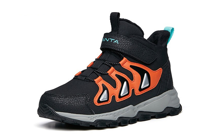 (PS) Anta Running Shoes 'Black Orange Fleece' 圖 2