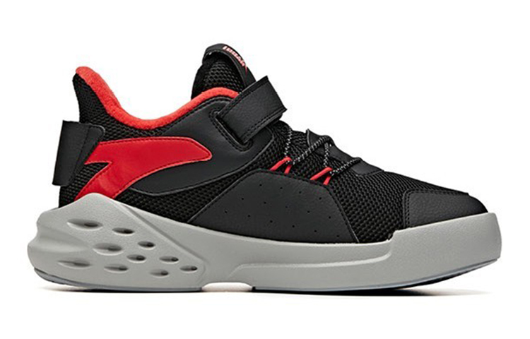 (PS) Anta Running Shoes 'Black Red Velcro' 圖 2