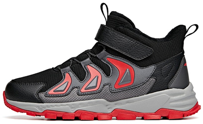 大童 Anta安踏 耐磨魔術貼跑步鞋 黑紅 加絨 Buy 大童 Anta安踏 耐磨魔術貼跑步鞋 黑紅 加絨