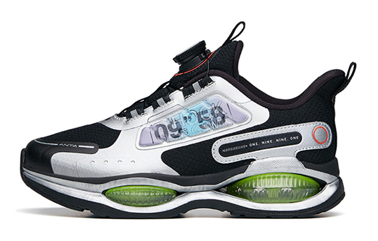 Buy (PS) Kasut Lari Anta 'Hitam Perak' 312145562-2