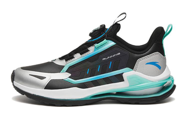 (PS) Anta Running Shoes 'Black Silver Green'