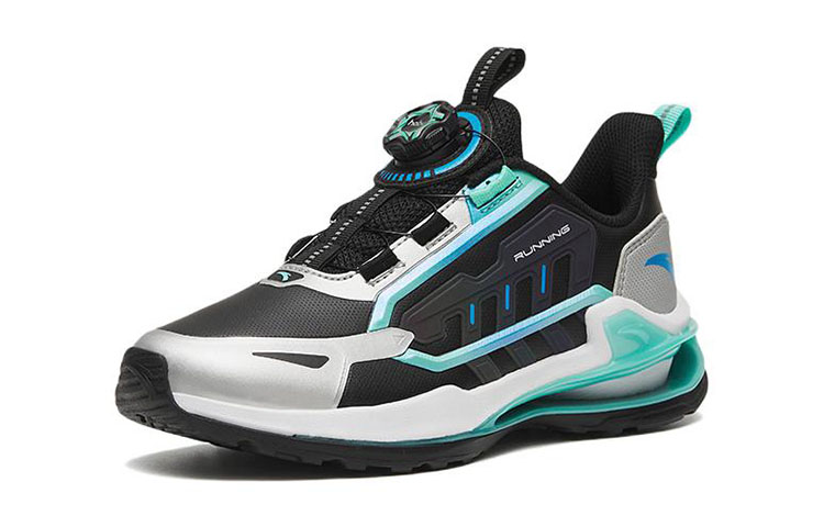 (PS) Anta Running Shoes 'Black Silver Green' 圖 2