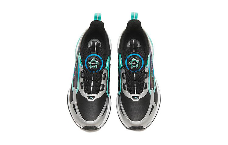 (PS) Anta Running Shoes 'Black Silver Green' 圖 3