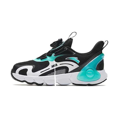 (PS) Anta Running Shoes 'Black White Green'