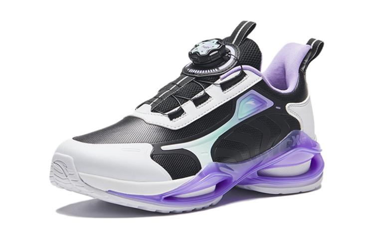 Order 大童 安踏兒童 舒適百搭 防滑減震 低幫 兒童跑步鞋 黑白紫