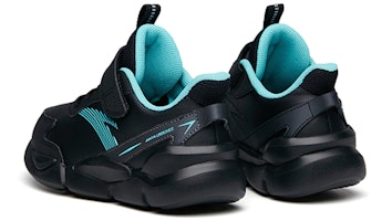 安踏 革面輕便跑步鞋 中童 藍黑 Shop 安踏 革面輕便跑步鞋 中童 藍黑